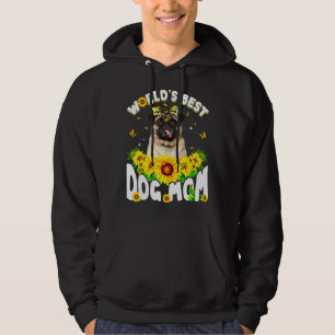 World's Best Pug Dog Mum Mother's Day Hoodie