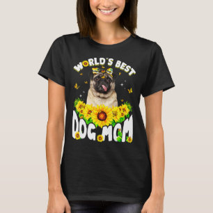 World's Best Pug Dog Mum  Mother's Day T-Shirt