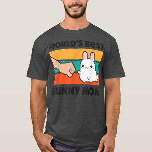 World's Best Rabbit Mum Cute Rabbit Bunny T-Shirt