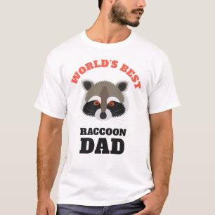 World's Best Racoon Dad Funny T-Shirt