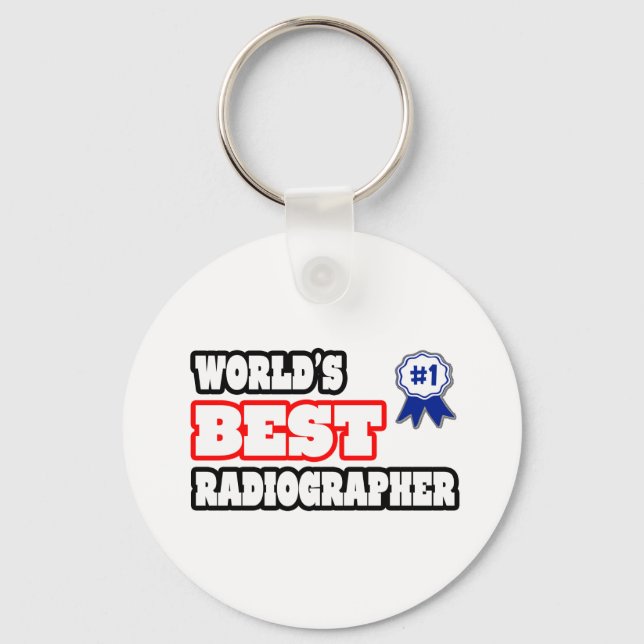World's Best Radiographer Key Ring (Front)