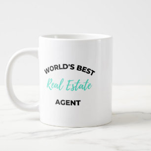 World's Best Real Estate Agent 2 Large Coffee Mug