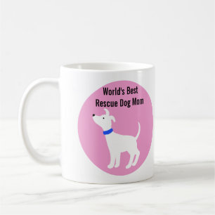 World's Best Rescue Dog Mum Mug Shelter Dog Mum