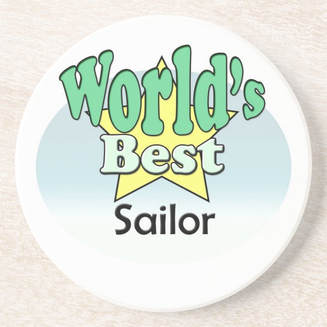 World's best Sailor Coaster (Front)