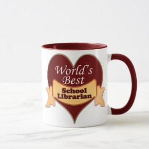 World's Best School Librarian Mug