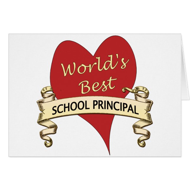 World's Best School Principal (Front Horizontal)