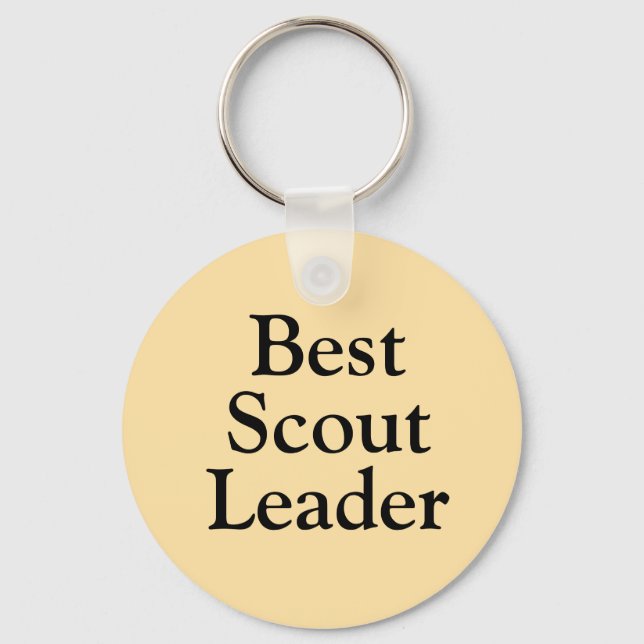 World's best Scout Leader merchandise Key Ring (Front)