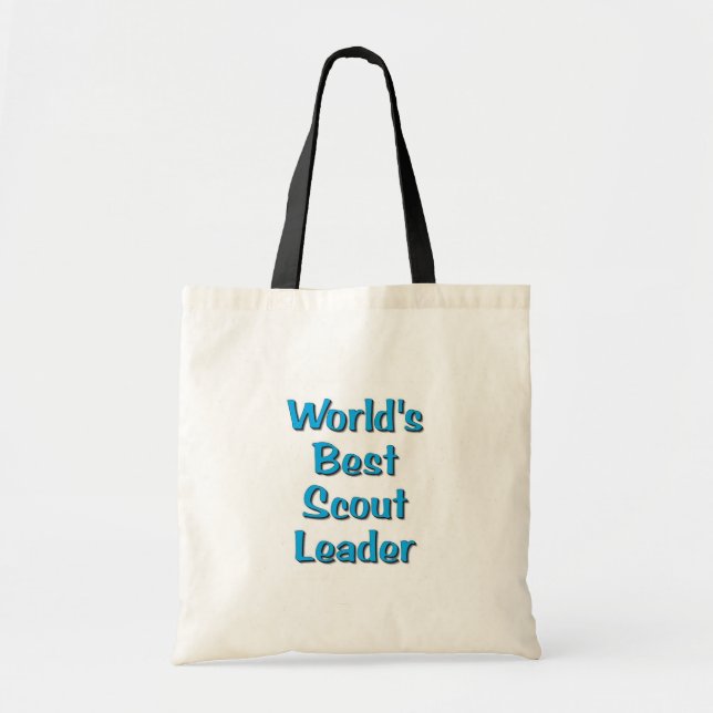 World's best Scout Leader merchandise Tote Bag (Front)