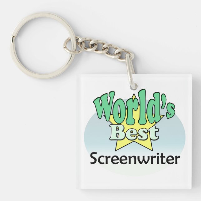 World's best Screenwriter Key Ring (Front)