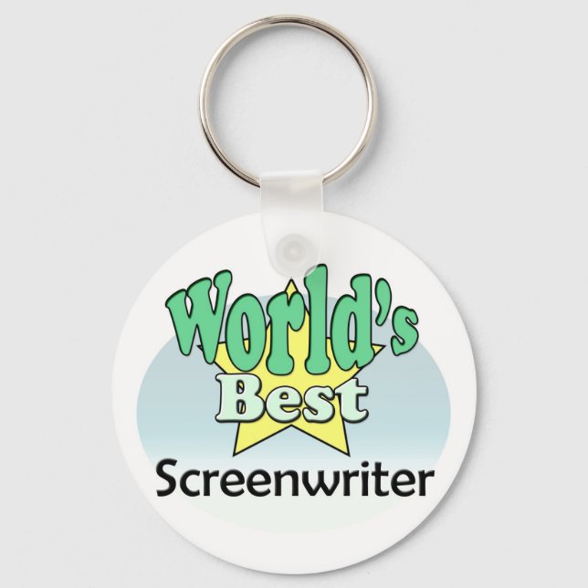 World's Best Screenwriter Key Ring (Front)