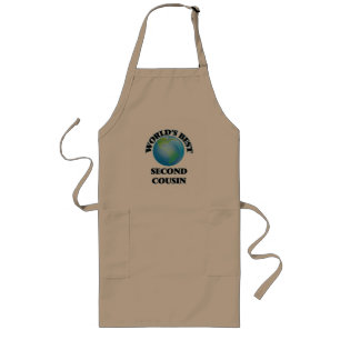World's Best Second Cousin Long Apron