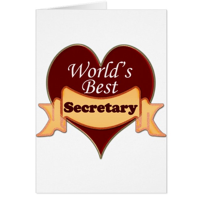 World's Best Secretary (Front)