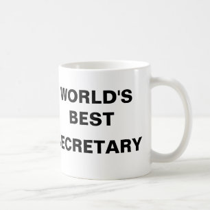WORLD'S BEST SECRETARY COFFEE MUG