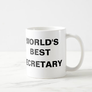 WORLD'S BEST SECRETARY COFFEE MUG