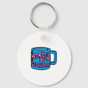Worlds Best Secretary Key Ring
