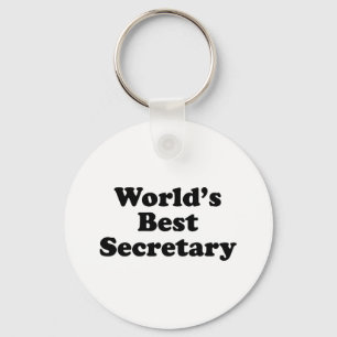 World's Best Secretary Key Ring