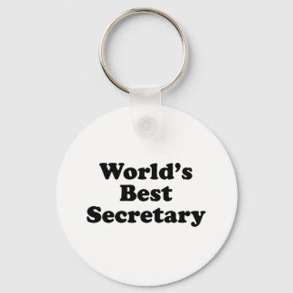 World's Best Secretary Key Ring