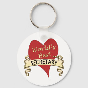 World's Best Secretary Key Ring