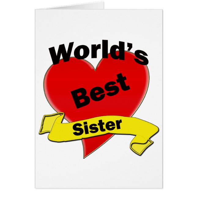 World's Best Sister (Front)