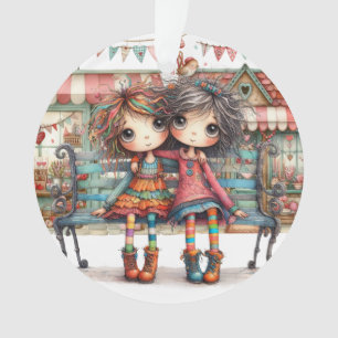 World's Best Sister / Friend - See Back. Ornament