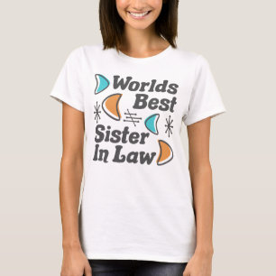 Worlds Best Sister-In-Law Retro T-Shirt
