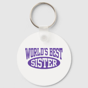 World's Best Sister Key Ring