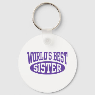 World's Best Sister Key Ring