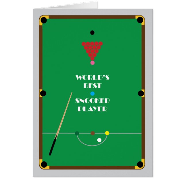 World's Best Snooker Player (Front)