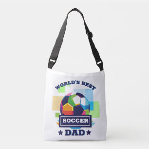 World's Best Soccer Dad Father's Day Crossbody Bag