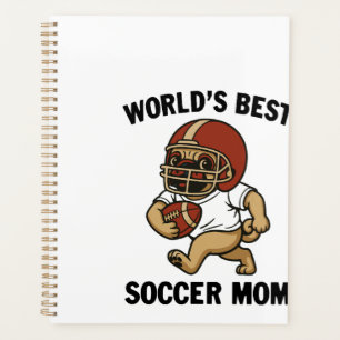 WORLD'S BEST SOCCER MOM - PUG PLAYER PLANNER