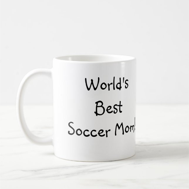 World's Best Soccer Mum! Coffee Mug (Left)