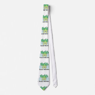 World's best Social Worker Tie