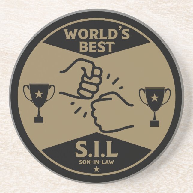 World's Best Son-In-Law Coaster (Front)
