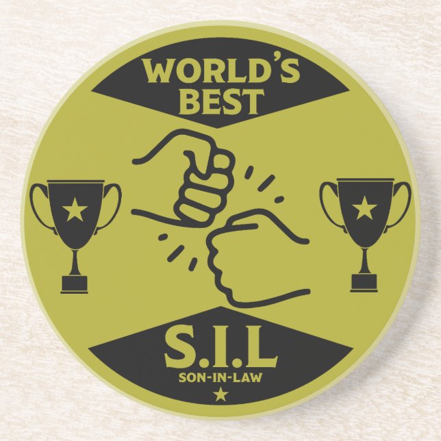 World's Best Son-In-Law Coaster (Front)