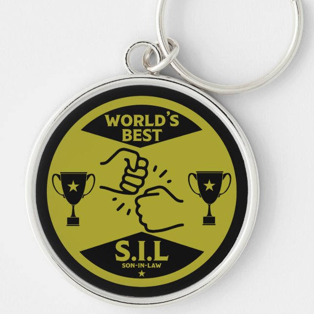 World's Best Son-In-Law Key Ring (Front)