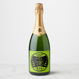 World's Best Son-In-Law Sparkling Wine Label