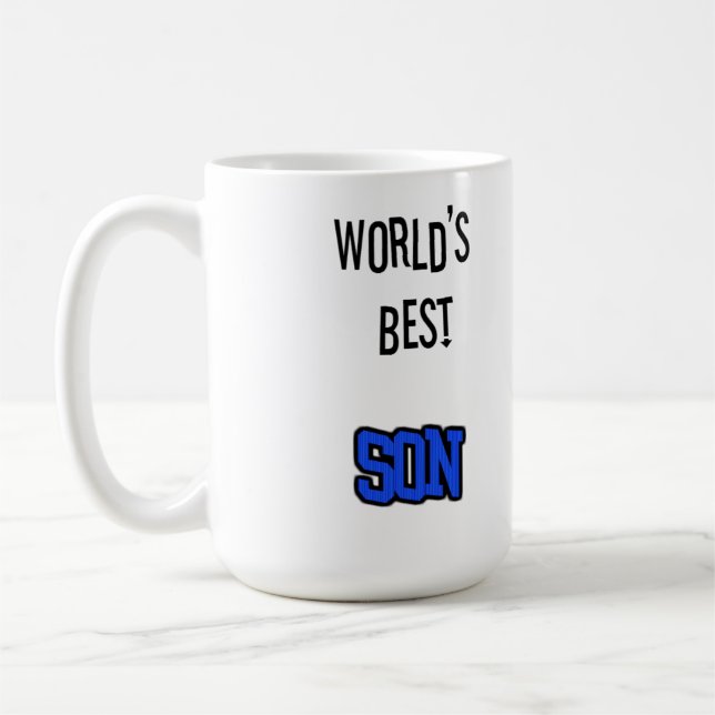 World's Best Son Mug (Left)