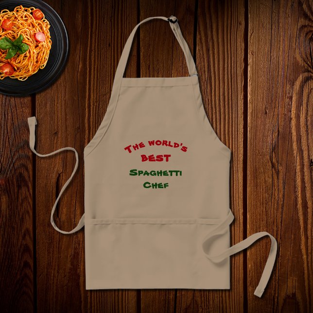 World's Best Spaghetti Chef Standard Apron (Creator Uploaded)