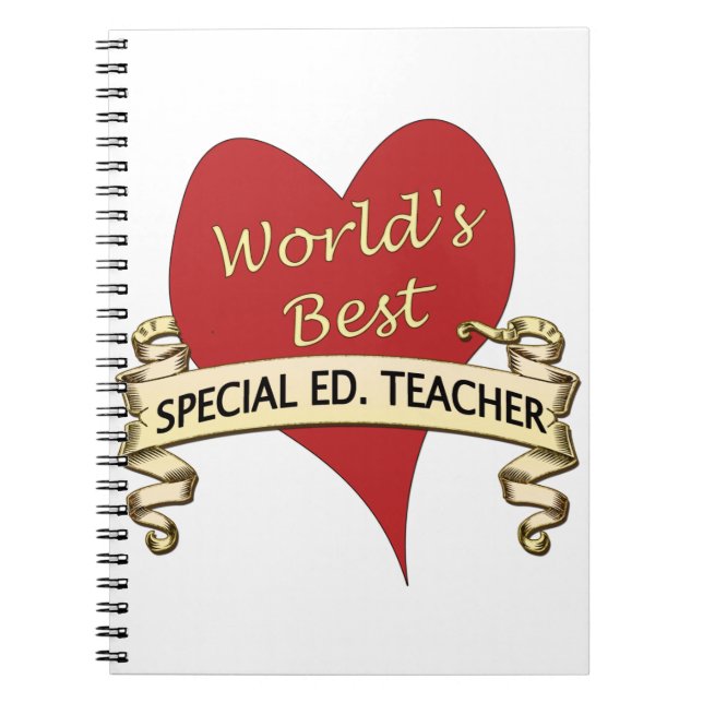 World's Best Special Ed. Teacher Notebook (Front)