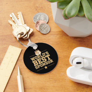 World's Best Sponsor Ever Food Bank Volunteers Key Ring