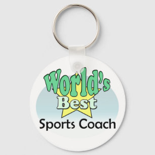 World's best sport coach key ring