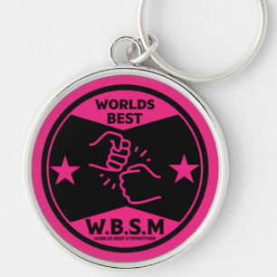 WORLDS BEST STEP MOTHER KEY RING