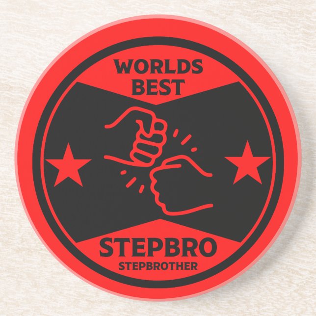 Worlds Best Stepbrother Coaster (Front)