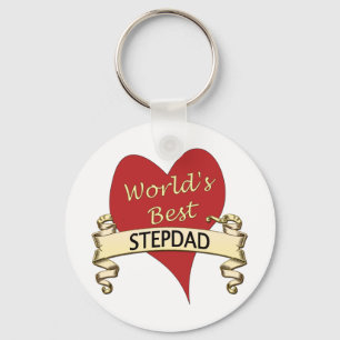 World's Best Stepdad Key Ring