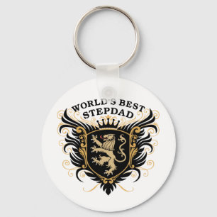World's Best Stepdad Key Ring