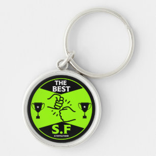 WORLDS BEST STEPFATHER KEY RING