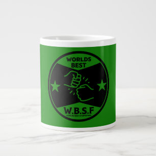 WORLDS BEST STEPFATHER LARGE COFFEE MUG