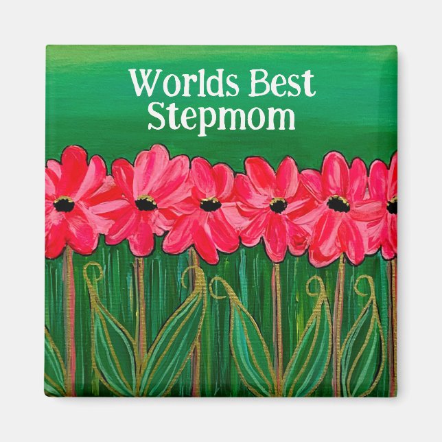 Worlds best stepmom magnet (Front)
