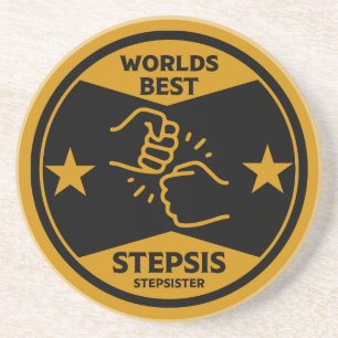 Worlds Best Stepsister Coaster