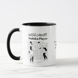 World's Best Sudoku Player Personalised  Mug